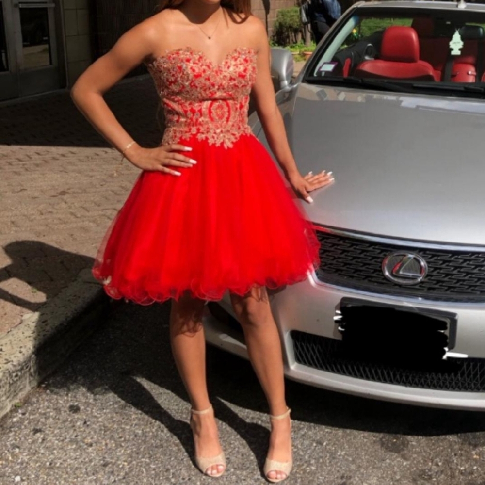 Star Box short xsmall tulle dress